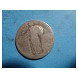 'NO DATE' STANDING LIBERTY QUARTER 90% SILVER