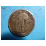 'NO DATE' STANDING LIBERTY QUARTER 90% SILVER