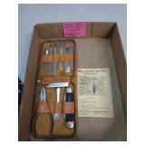 1940'S UTICA POCKET TOOL KIT SET