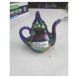 GIBSON CARNIVAL GLASS PAPERWEIGHT