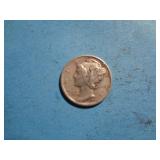 1942 MERCURY DIME 90% SILVER