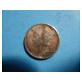 1944-S MERCURY DIME 90% SILVER
