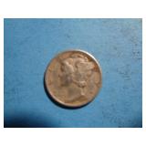1942-S MERCURY DIME 90% SILVER