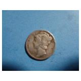 1942-D MERCURY DIME 90% SILVER