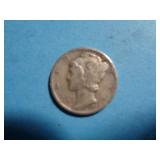 1942-S MERCURY DIME 90% SILVER