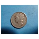 1943-S MERCURY DIME 90% SILVER