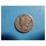 1944-D MERCURY DIME 90% SILVER