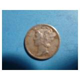 1943-S MERCURY DIME 90% SILVER