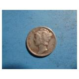 1943 MERCURY DIME 90% SILVER