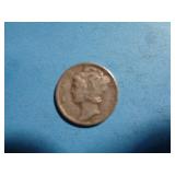 1945-D MERCURY DIME 90% SILVER