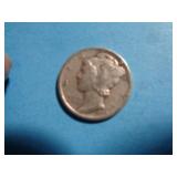 1942 MERCURY DIME 90% SILVER