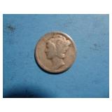 1944-S MERCURY DIME 90% SILVER