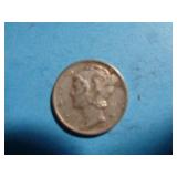 1944-S MERCURY DIME 90% SILVER