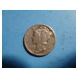 1942-D MERCURY DIME 90% SILVER