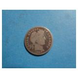 1900 BARBER DIME 90% SILVER