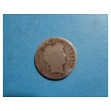 1902 BARBER DIME 90% SILVER / BENT