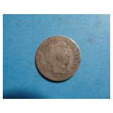 1914 BARBER DIME 90% SILVER