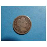1914 BARBER DIME 90% SILVER