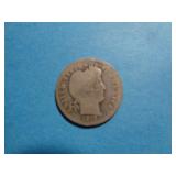 1915 BARBER DIME 90% SILVER