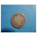 1913 BARBER DIME 90% SILVER