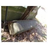 CAST IRON TUB (BEHIND FIRE PIT) APPOX 6' L / OS