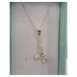 STERLING SILVER NECKLACE 17'