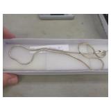 STERLING SILVER NECKLACE 20' 21.6G