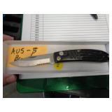 AUS 8 STEEL LOCKBACK KNIFE