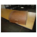 WOOD BREAD BOX / NEEDS SOME REPAIR