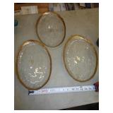 GLACIER GLASS PLATTERS MADE IN ITALY