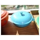 FIESTA COVERED BOWL / BLUE / LR