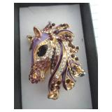 HORSE BROOCH