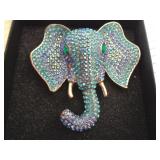 LARGE ELEPHANT BROOCH