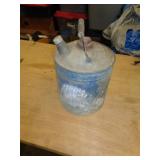 WOOD HANDLE METAL CAN