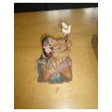 RESIN NATIVE AMERICAN FIGURE