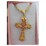 CROSS NECKLACE 24'