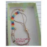 BEADED ADJUSTABLE BRACELET