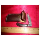 DAMASCUS STYLE POCKETKNIFE