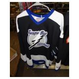 NHL TAMPA BAY JERSEY SZ LG / BRK
