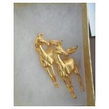HORSES BROOCH
