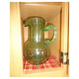 PITCHER / POSSIBLE URANIUM GLASS / 6