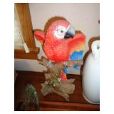 RESIN PARROT FIGURE / 5