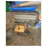 DRILL PRESS W STAND & BITS / G