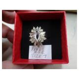 18KT GOLD PLATED RING SZ 7