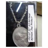 14KT GOLD PLATED NECKLACE  / AIRFORCE