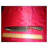 DAMASCUS STYLE KNIFE / NO SHEATH
