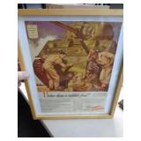 11"X13" FRAMED WAR BOND ADVERTISING