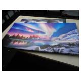 20"X39" NORTHERN LIGHTS CANVAS PRINT