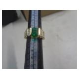 18KT GOLD PLATED RING SZ 5.5