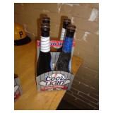 COORS LIGHT BAT BOTTLES - 4 BOTTLES